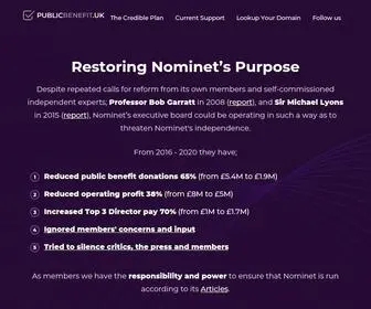 Publicbenefit.uk(Public Benefit .UK) Screenshot
