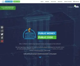 Publiccode.eu(Public Money) Screenshot