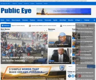 Publiceyenews.com(Front Page) Screenshot