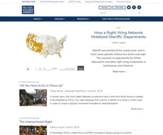 Publiceye.org(The Website of Political Research Associates) Screenshot