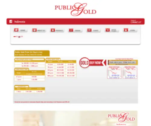 PublicGold.co.id(Public Gold Indonesia) Screenshot