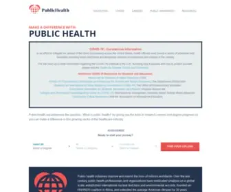 Publichealth.org(Public Health Education) Screenshot
