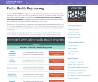 Publichealthdegrees.org(Over 2) Screenshot