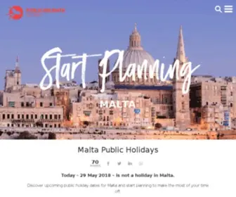 Publicholidays.com.mt(Malta Public Holidays) Screenshot