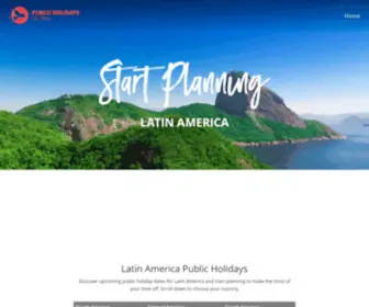 Publicholidays.la(Latin America Public Holidays) Screenshot
