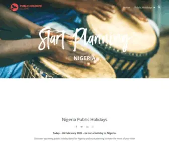 Publicholidays.ng(Nigeria Public Holidays) Screenshot