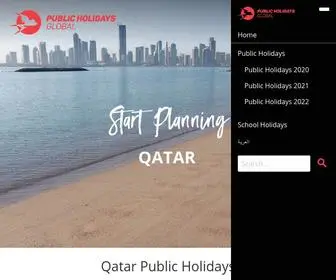 Publicholidays.qa(Qatar Public Holidays) Screenshot