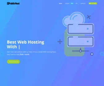 Publichost.in(Cheap And Best Hosting Provider) Screenshot