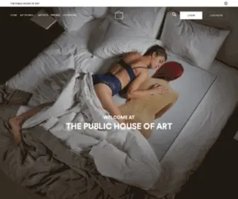 Publichouseofart.com(The Public House of Art) Screenshot