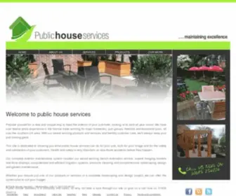 Publichouseservices.co.uk(Pub landscape design) Screenshot