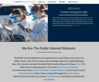 Publicinterestnetwork.org(The Public Interest Network) Screenshot