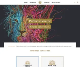 Publicismedia.com(Publicis Groupe) Screenshot