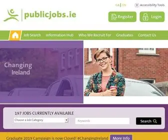 PublicJobs.ie(Job Search by Public Jobs. The Public Appointments Service) Screenshot