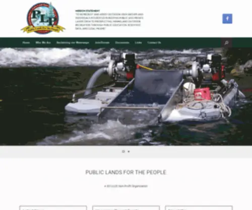 Publiclandsforthepeople.org(Public Lands For The People) Screenshot