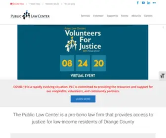 Publiclawcenter.org(Public Law Center) Screenshot