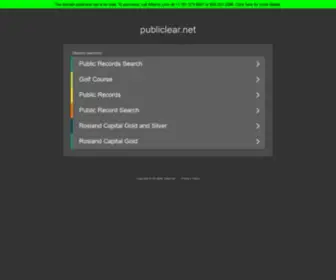 Publiclear.net(Find Cash Advance) Screenshot