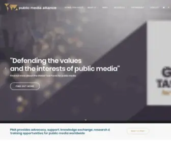 Publicmediaalliance.org(The Public Media Alliance) Screenshot