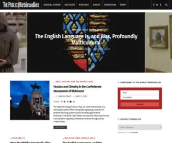 Publicmedievalist.com(The Public Medievalist) Screenshot