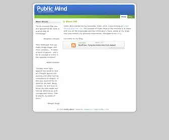 Publicmind.in(Public Mind) Screenshot