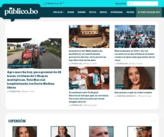 Publico.bo(Noticias de Bolivia y el mundo) Screenshot