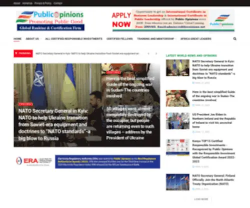 Publicopinions.net(Promoting Public Good) Screenshot