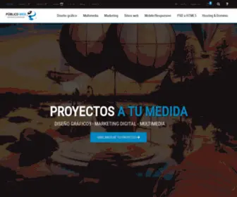 Publicoweb.com(Diseño gráfico y desarrollo web a medida) Screenshot