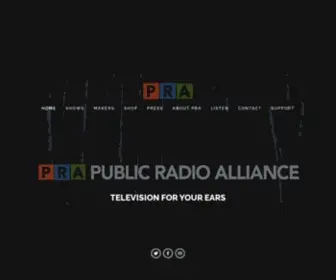 Publicradioalliance.com(Public Radio Alliance) Screenshot