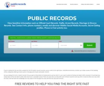 Publicrecordscenter.org(Public Records Center) Screenshot