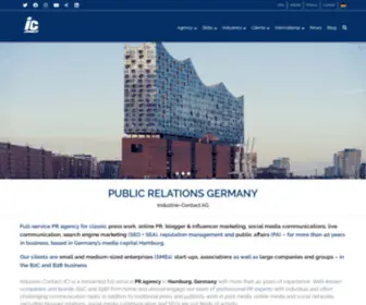 Publicrelations-Germany.com(Public Relations Germany) Screenshot