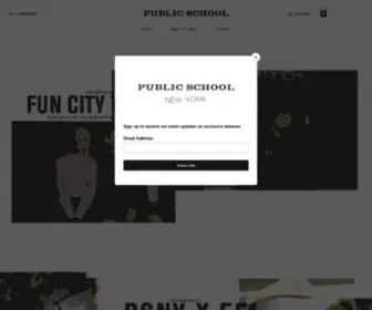 Publicschoolnyc.com(Public School) Screenshot