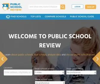 Publicschoolreview.com(Public School Review) Screenshot