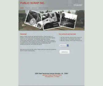 Publicscrap.com(PUBLIC SCRAP INC) Screenshot