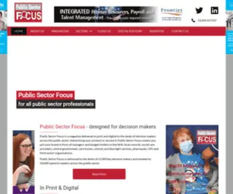 Publicsectorfocus.com(Public Sector Focus) Screenshot