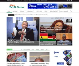 Publicsectormag.net(The Magazine for Africa Public Sector Agencies) Screenshot