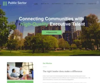 Publicsectorsearch.com(Public Sector Search & Consulting) Screenshot