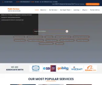 Publicservices.biz(Public Services) Screenshot