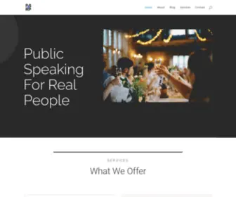 Publicspeakingforrealpeople.com(Public Speaking for Real People) Screenshot