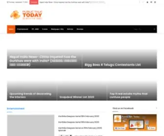 Publictalk.today(Public talk today) Screenshot