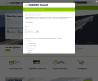 Publictransport.com.mt(Malta Public Transport) Screenshot