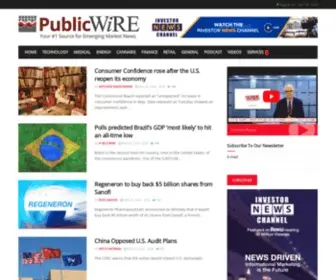 Publicwire.com(Emerging Market Stock News 24/7) Screenshot