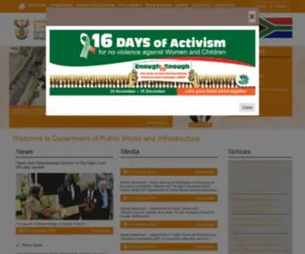 Publicworks.gov.za(Department of Public Works) Screenshot