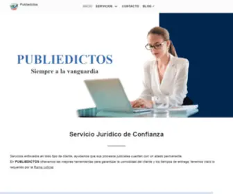 Publiedictos.com(Servicio Judicial Confiable y Efectivo) Screenshot