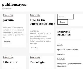 Publiensayos.com(Ejemplos de Ensayos Cortos) Screenshot