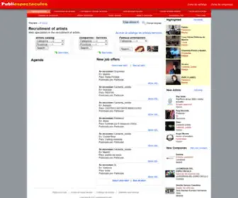 Publiespectaculos.com(Contratacion de artistas Publiespectaculos) Screenshot