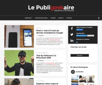 Publigeekaire.com(Le Publigeekaire) Screenshot