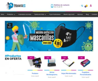 Publikea.es(Imprenta Barata Online) Screenshot