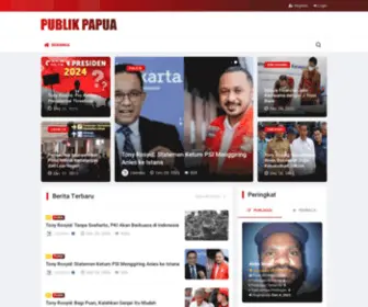 Publikpapua.com(Warta Indonesia) Screenshot