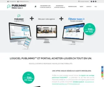 Publimmo.ch(HOMEPAGE) Screenshot