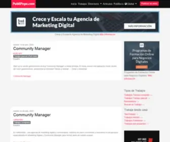 Publipega.com(Avisos de Trabajo para todo habla hispana) Screenshot
