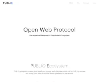 Publiq.network(Publiq network) Screenshot